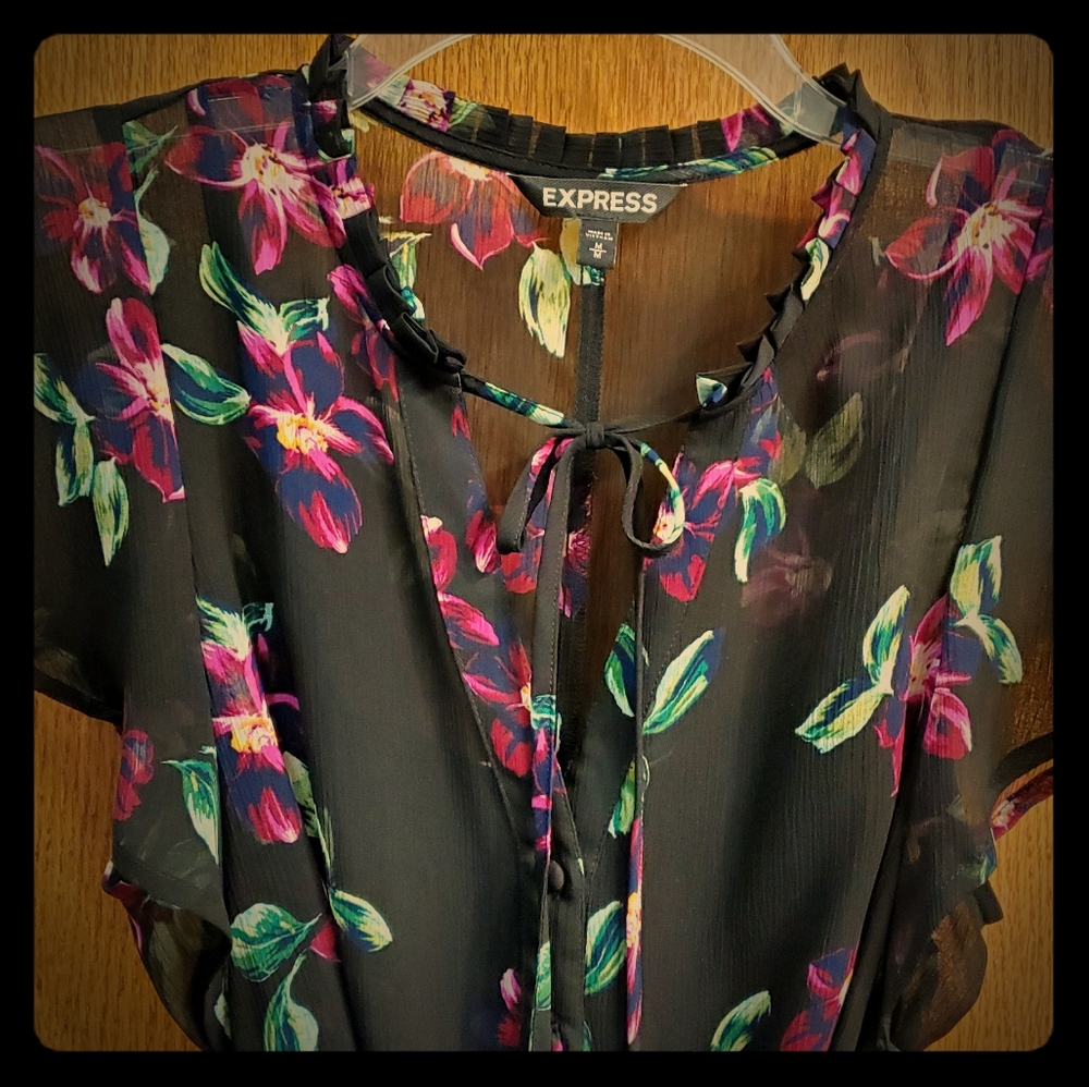 Black Floral Dress